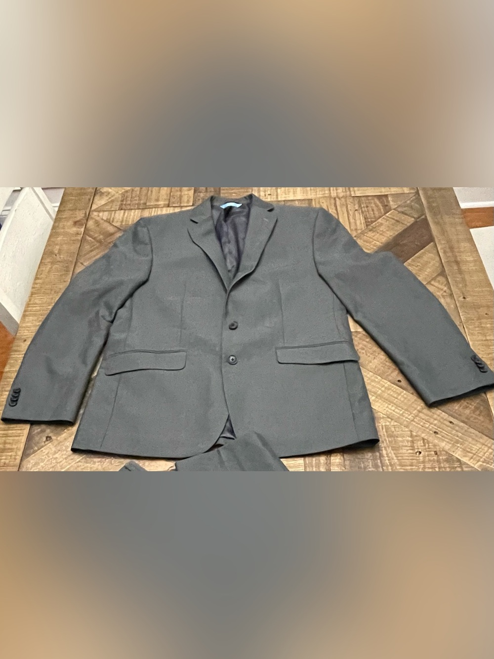 MADE by Cam Newton Men's Gray 2-Button Suit Jacket Blazer